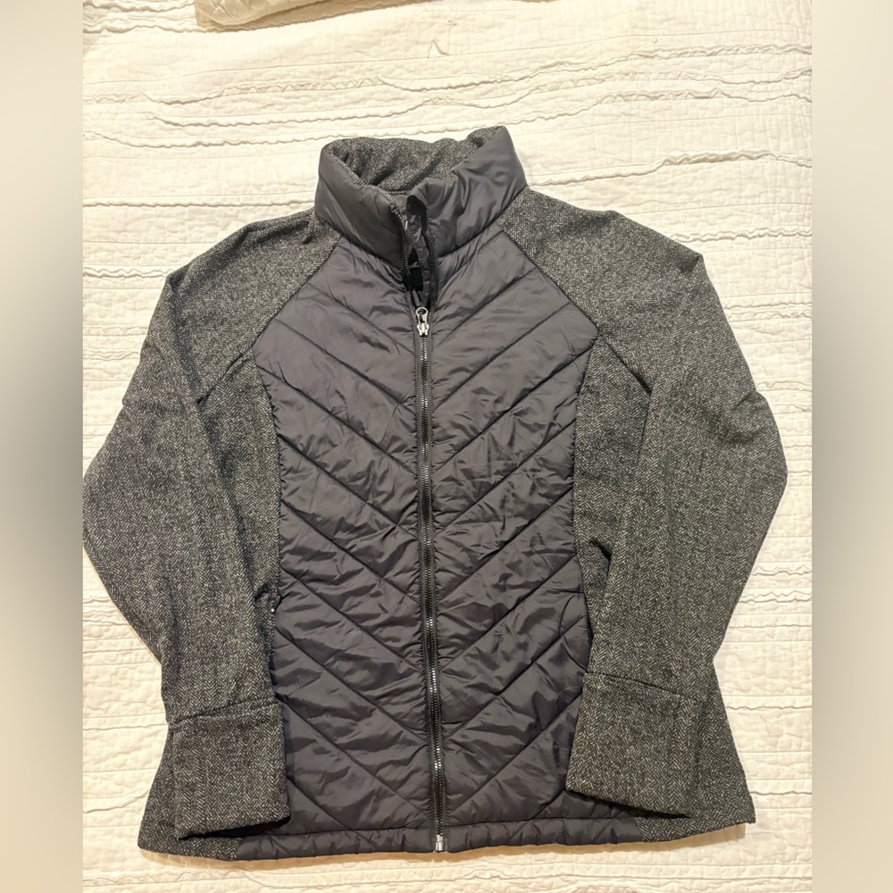 Kyodan Women's Quilted Jacket W/Herringbone Fleece - Gorpcore, Outdoors